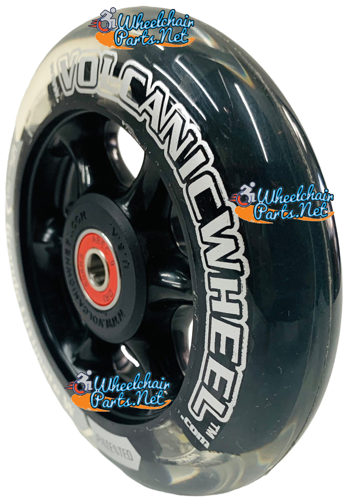 Lighted Caster Wheels in 3", 4", 5" and 6" Size with 1" Hub and 5/16" Bearings