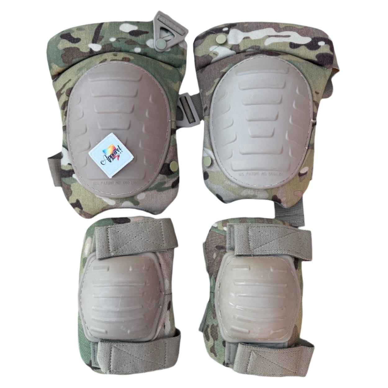 Military OCP Elbow & Knee Pad Set Multicam McGuire Nicholas Tactical Protection