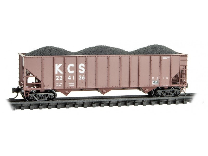 KCS 100-Ton 3-Bay Coal Hopper w/load Micro-Trains MTL #108 00 550 N Scale