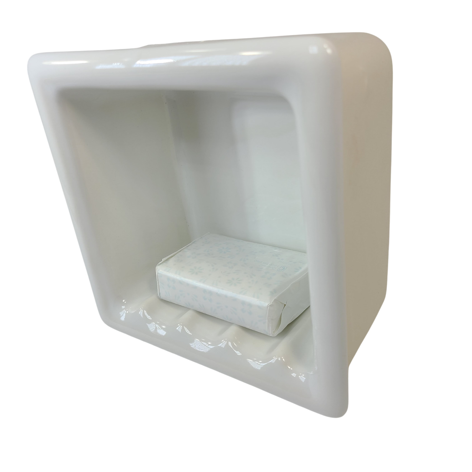 Kohler White Recessed Ceramic Tile Shower Wall Niche Soap Dish Tray Vintage K101