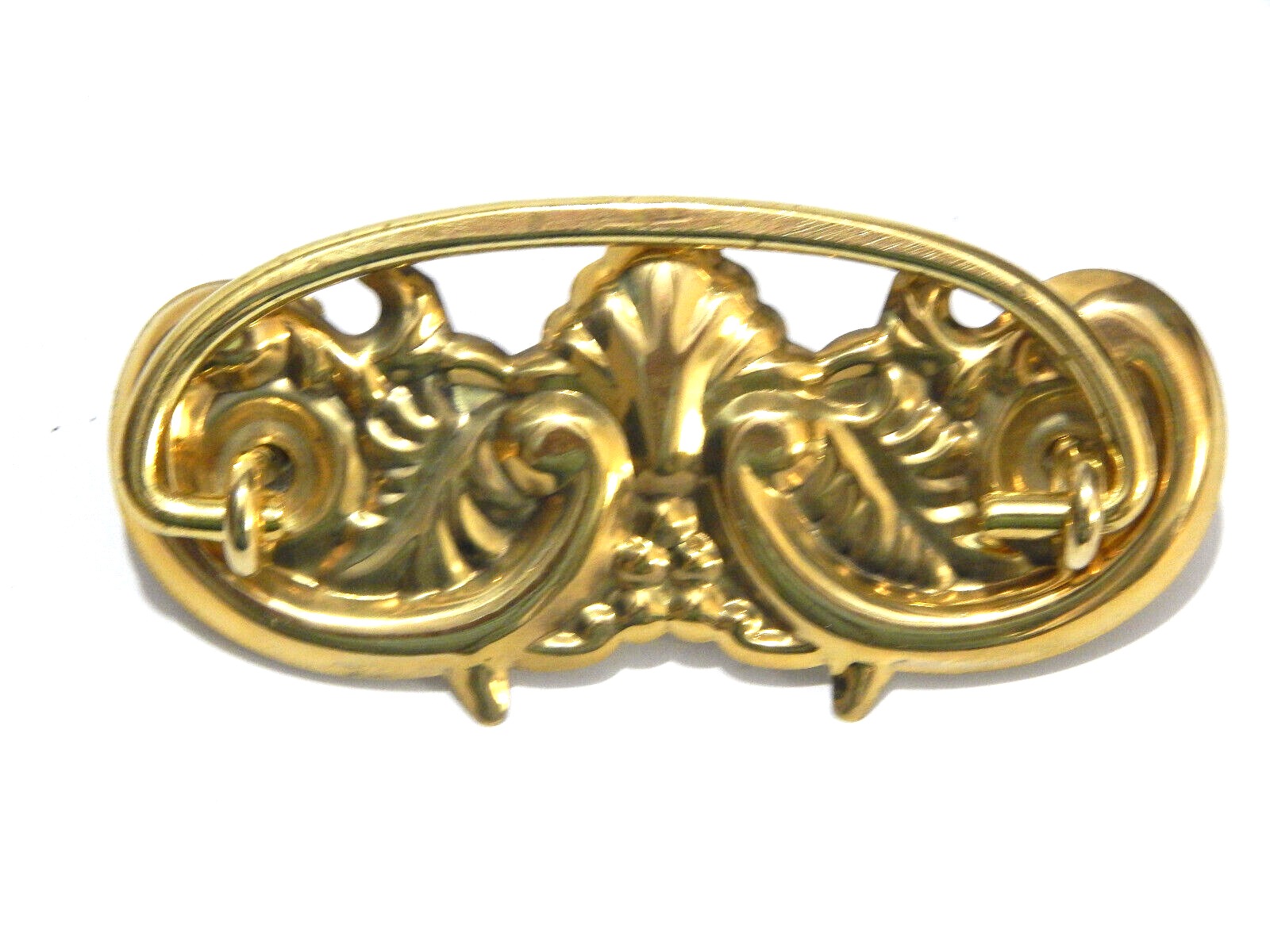 Victorian Drawer Pull With 3" Center For Dresser Chest Vanity