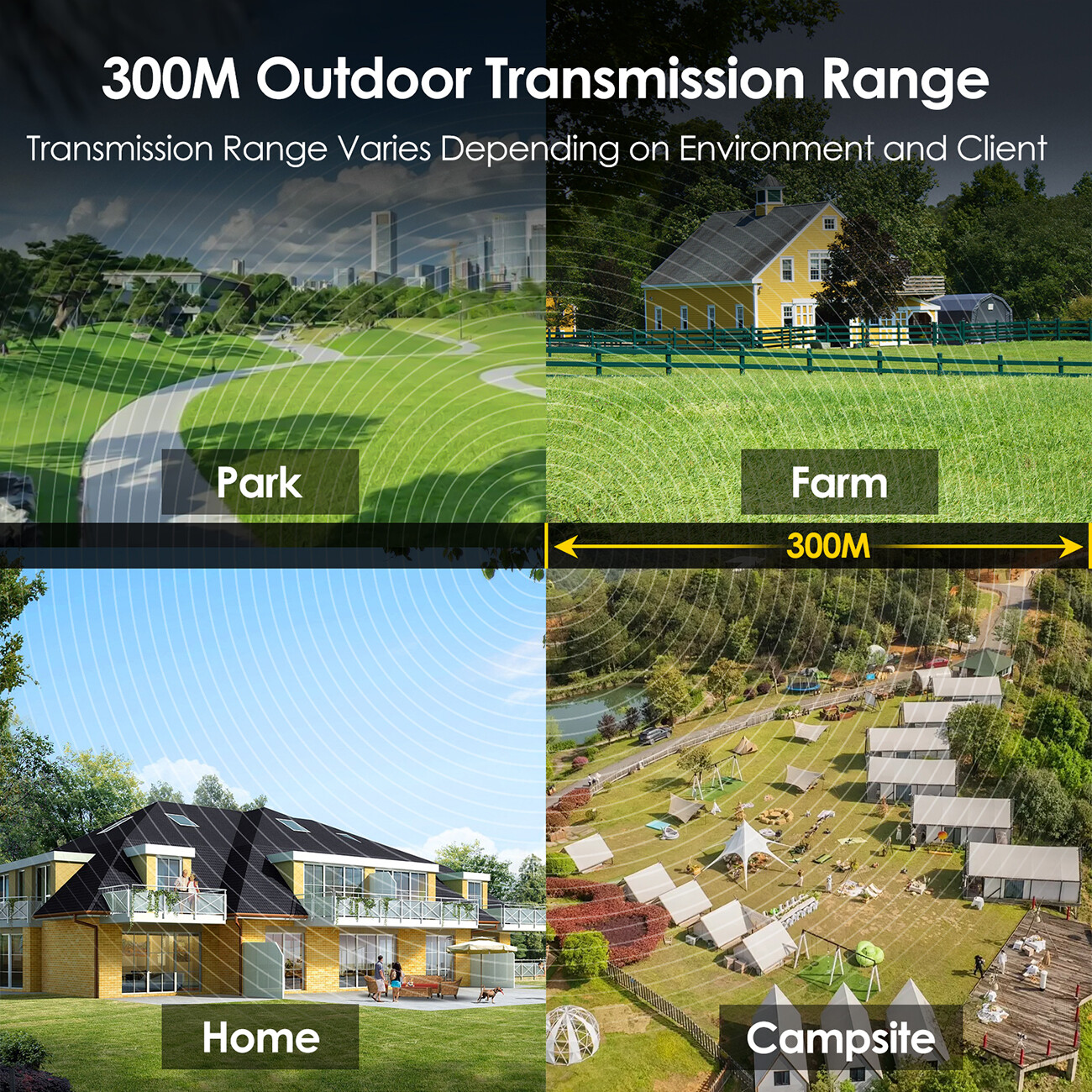 AX3000 WiFi 6 Mesh Extender Outdoor Long Range AX1800 Booster AC1200 Repeater