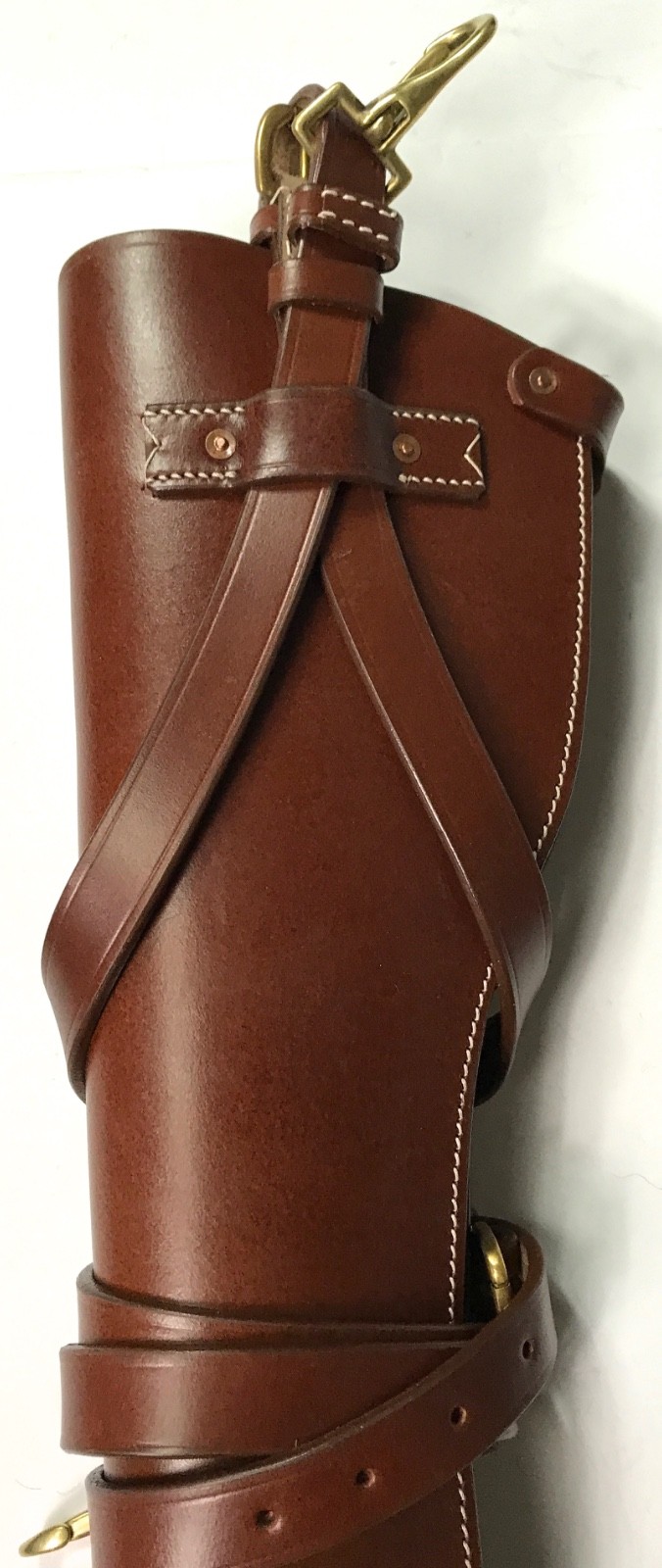 WWII US Army M1 Carbine leather carry scabbard for jeep