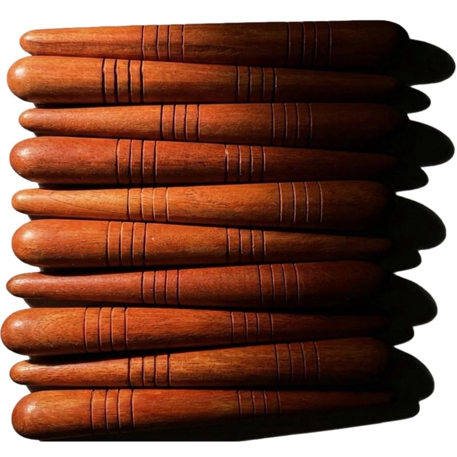 Lungcha Thai Traditional Wooden for Foot Massage Stick Tool Reflexology (Set ...