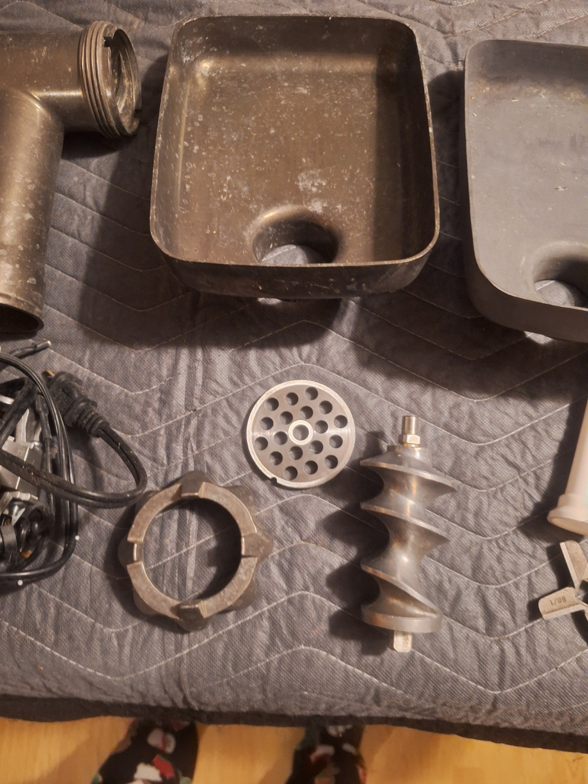 Meat Grinder LEM Gander Mountain Huge Parts Lot!!! With Spare Working Motor