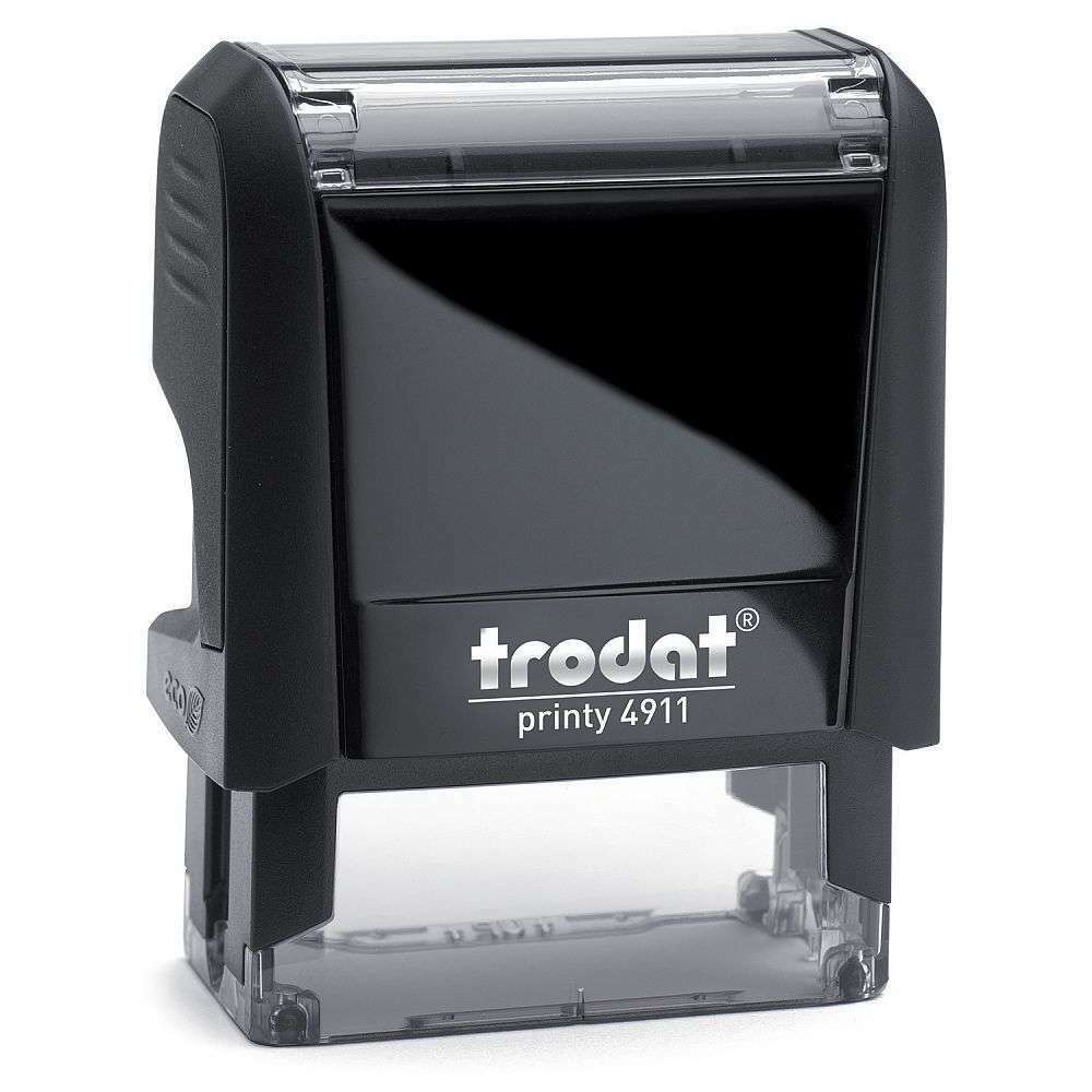 Trodat Printy 4911 Self Inking Stamp Black Ink