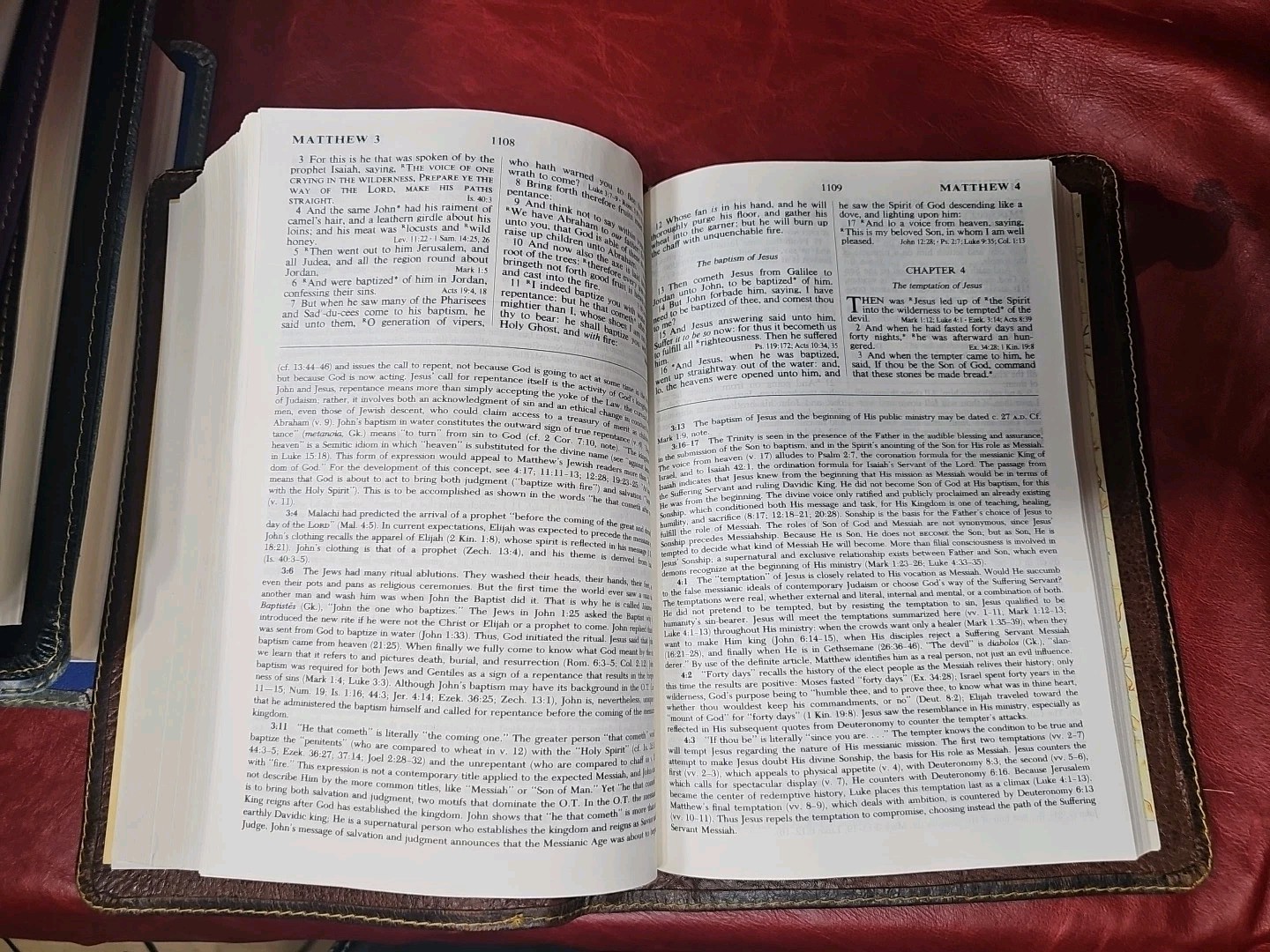 Criswell Study Bible Rebound with Liner Cowhide Nice! Stitched Parameter Nice!