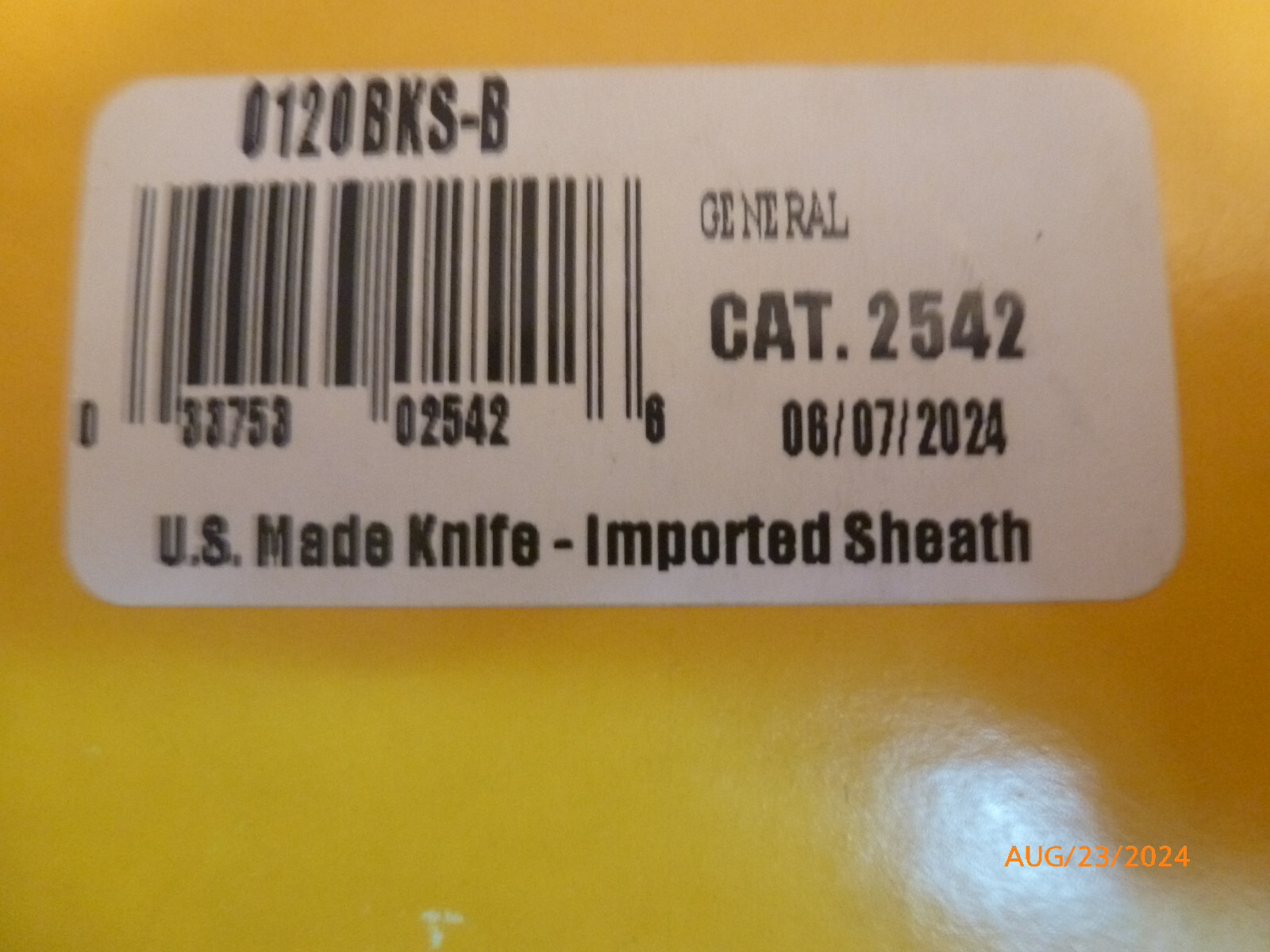 Buck 120 General 120BKS Brand New 2024 Fixed Blade Knife, Leather Sheath USA