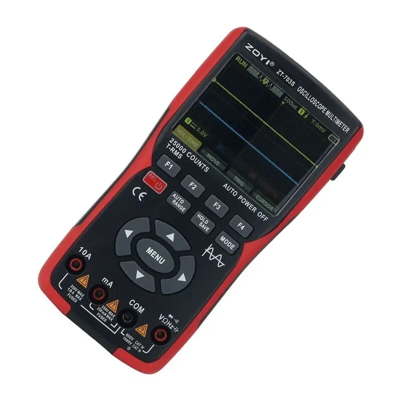 ZOYI ZT-703S 3-in-1 Dual Channel 50MHz Oscilloscope Multimeter Signal Generator