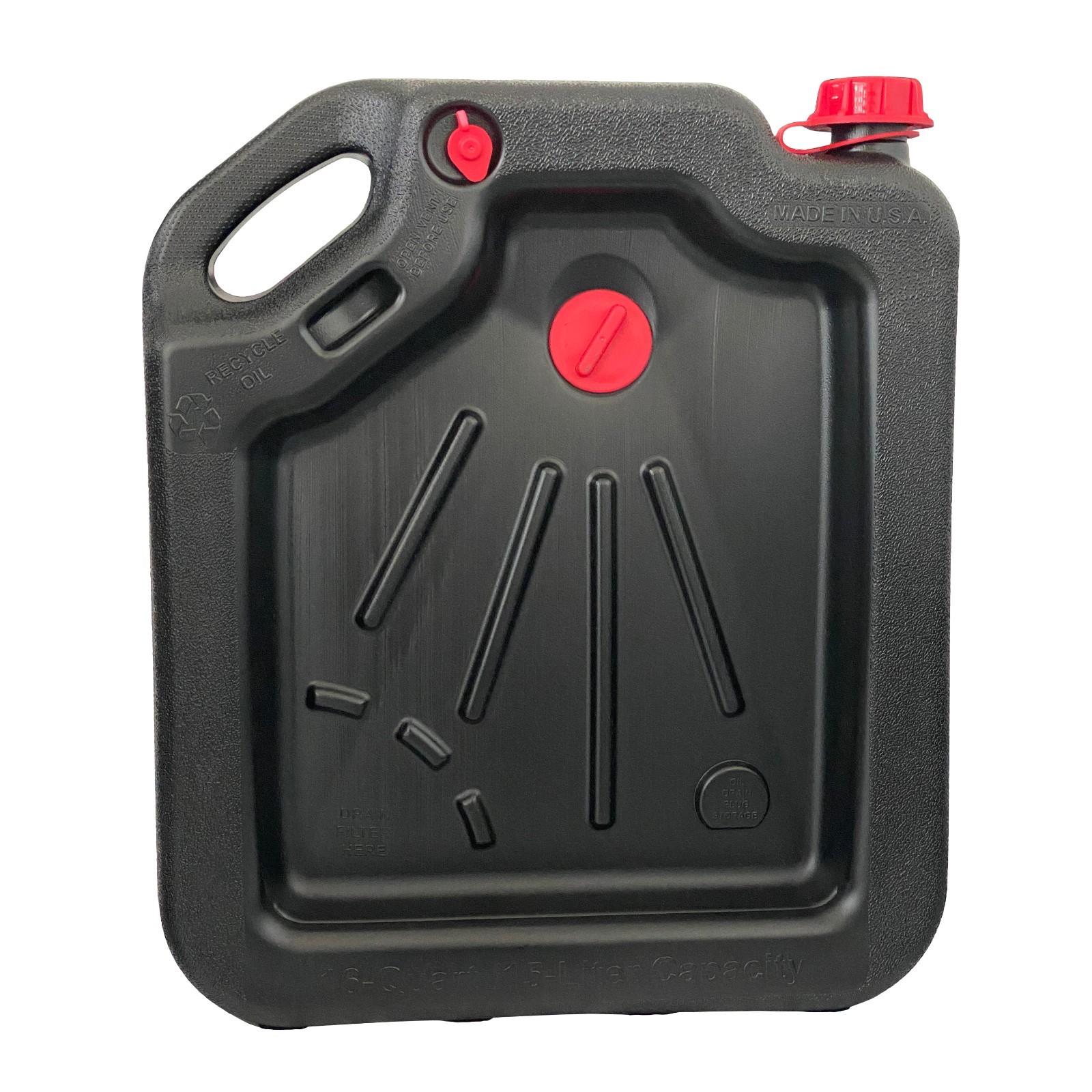 16 Quart Oil Drain Pan Leak-Proof Large Capacity Oil Change Container for Cars