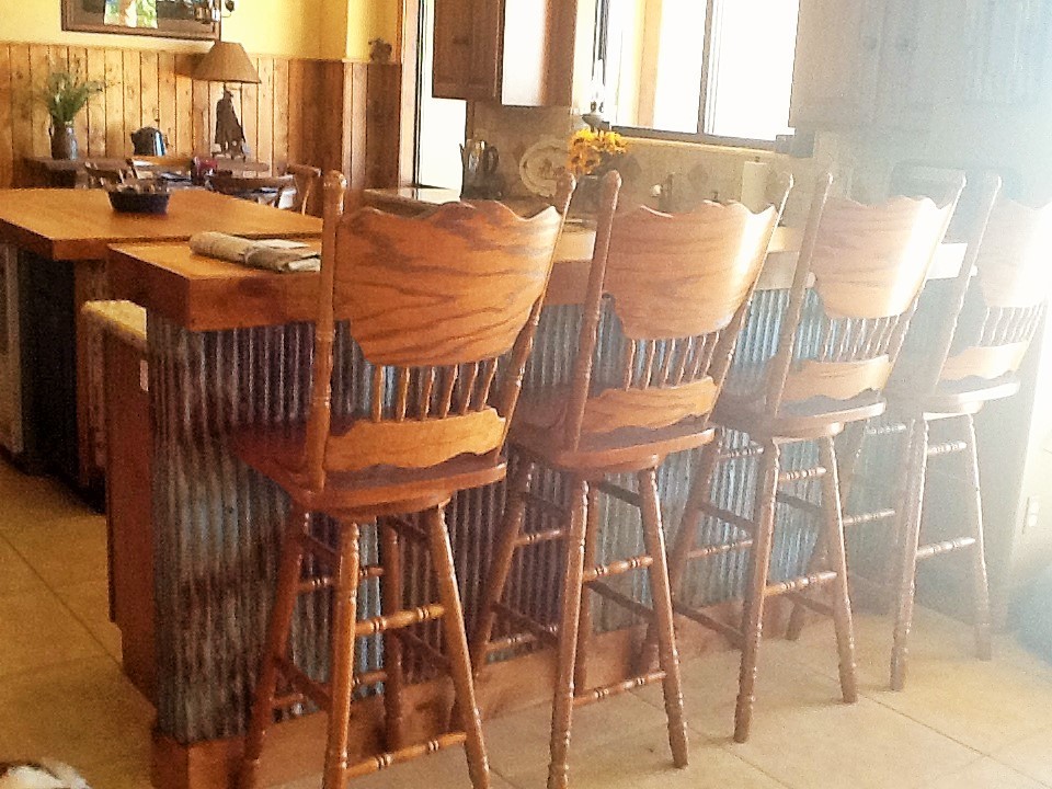 5 pcs 3' x 2' Reclaim Corrugated Metal Sheet Barn Tin Rustic Home Decor Wainscot