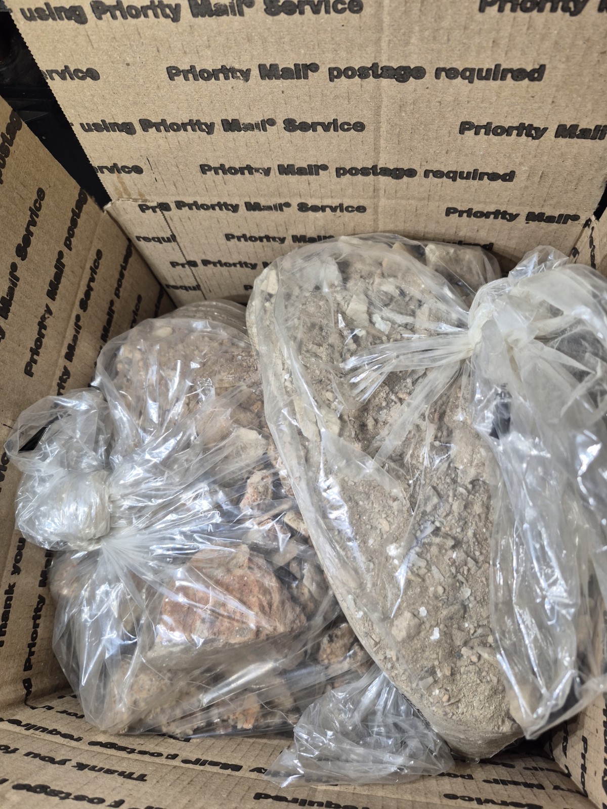 10 Lbs Of AUTHENTIC UNSALTED Gemstone Pay Dirt!Tourmaline Mine Pocket Ore!