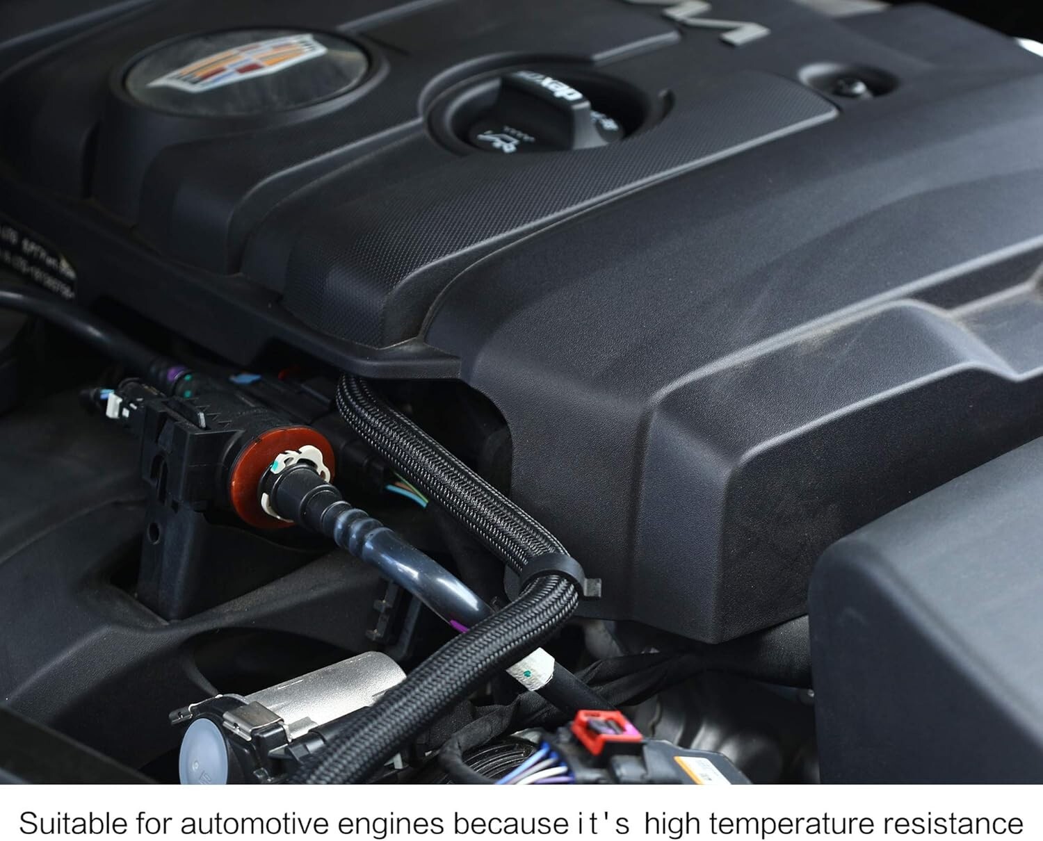 100 FT 3/8" Black Expandable Wire Cable Sleeving Sheathing Braided Loom Tubing