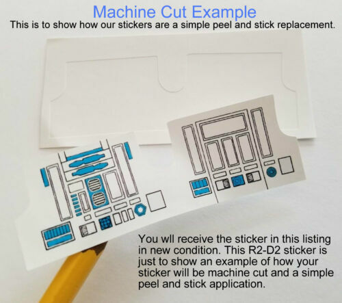 Vintage Star Wars AT-AT Replacement Toy Stickers - Peel & Stick - No Need To Cut