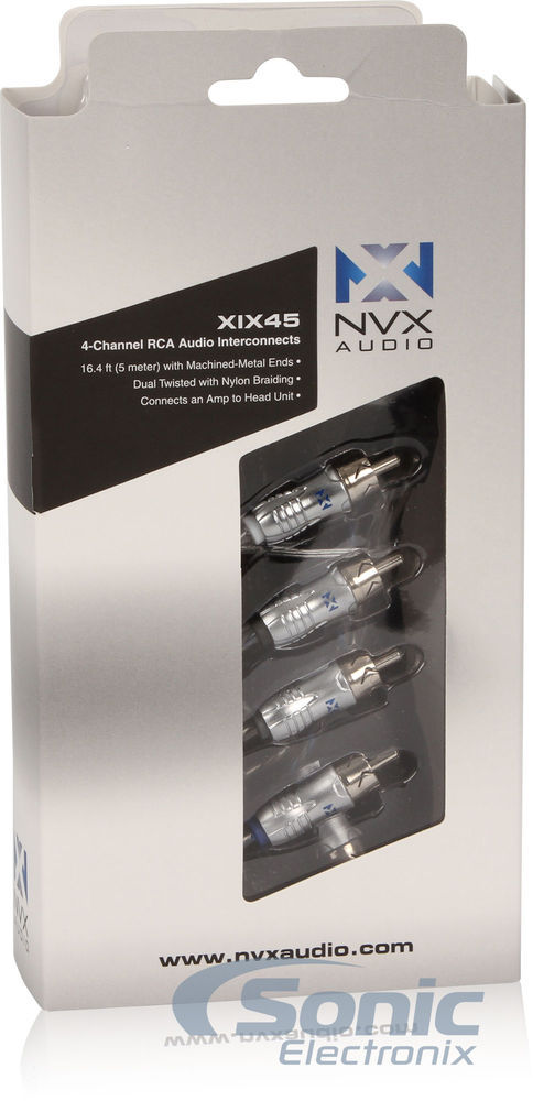 NVX XIX45 5m (16.40 ft) 4-Channel X-Series RCA Audio Interconnect Cable