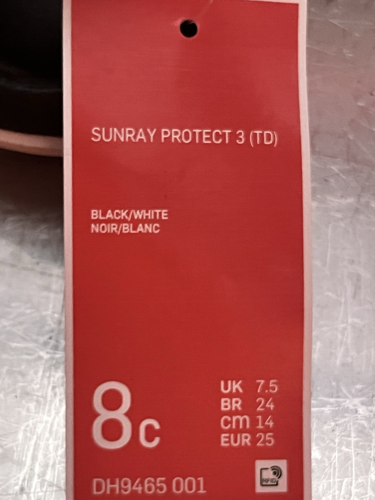 Nike Sunray Protect 3 Black Toddler Unisex Sandals Shoes Size 8C