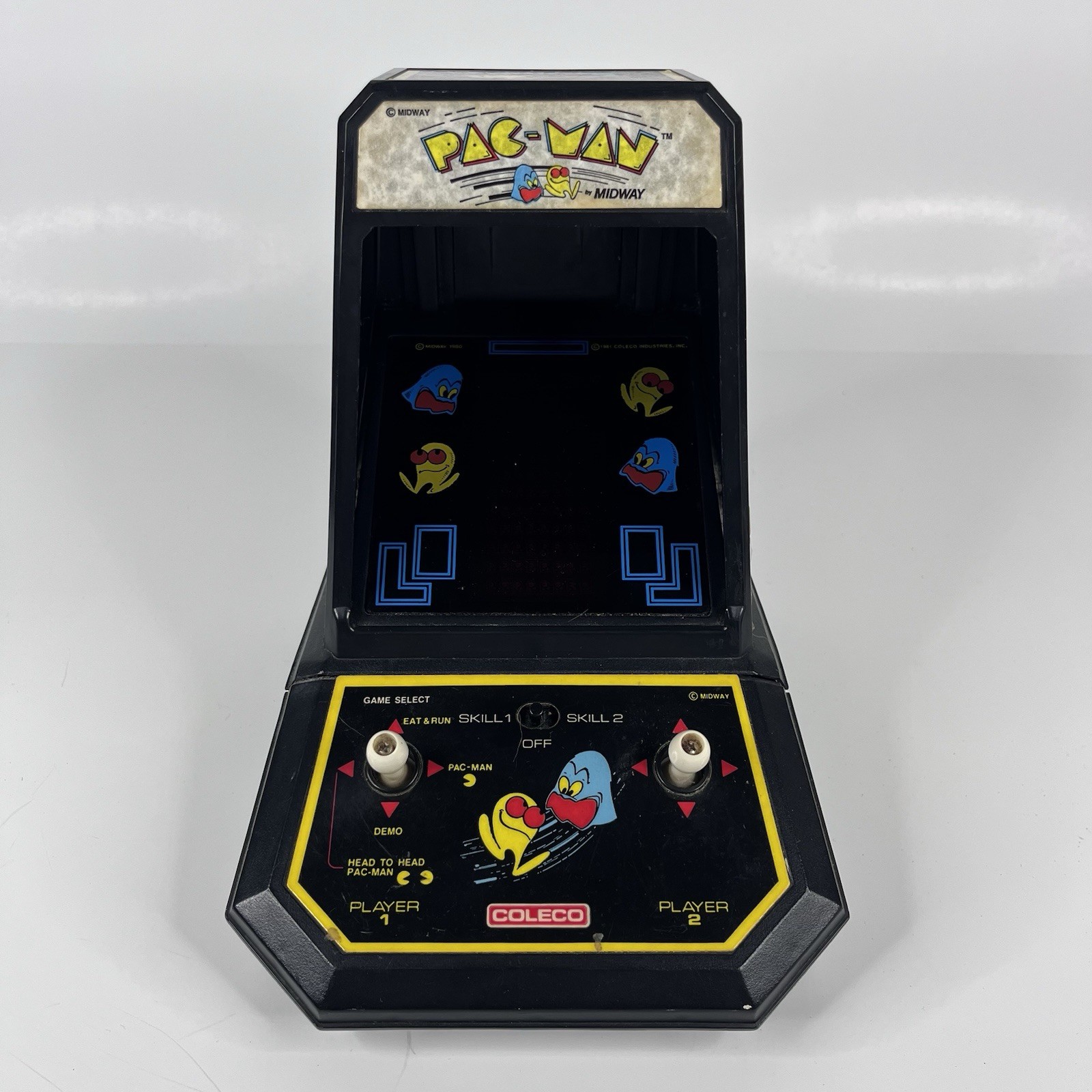 VINTAGE PAC MAN Coleco Tabletop Mini Arcade Game Made USA