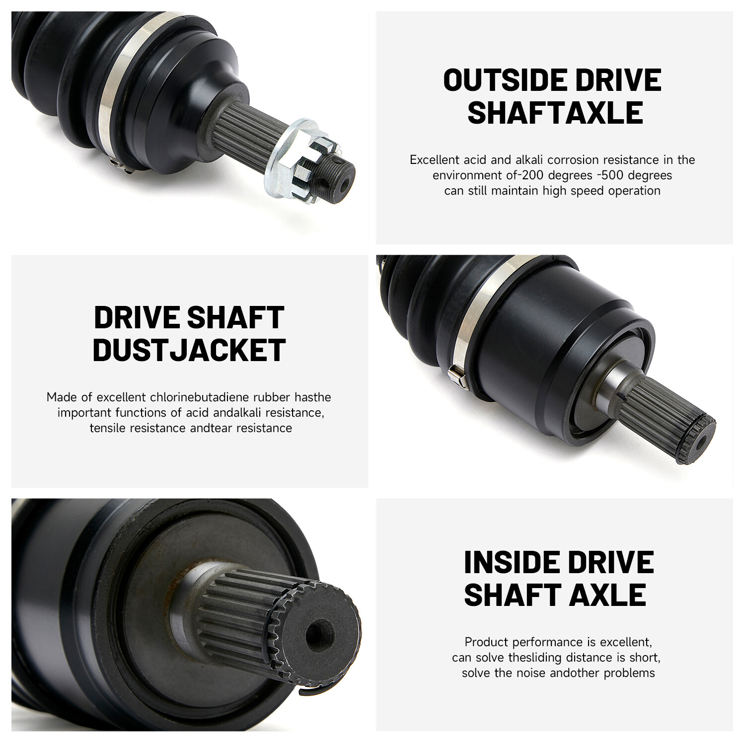 Rear Left & Right CV Axles for Honda Foreman Rubicon 500 TRX500 TRX520 2020-2021