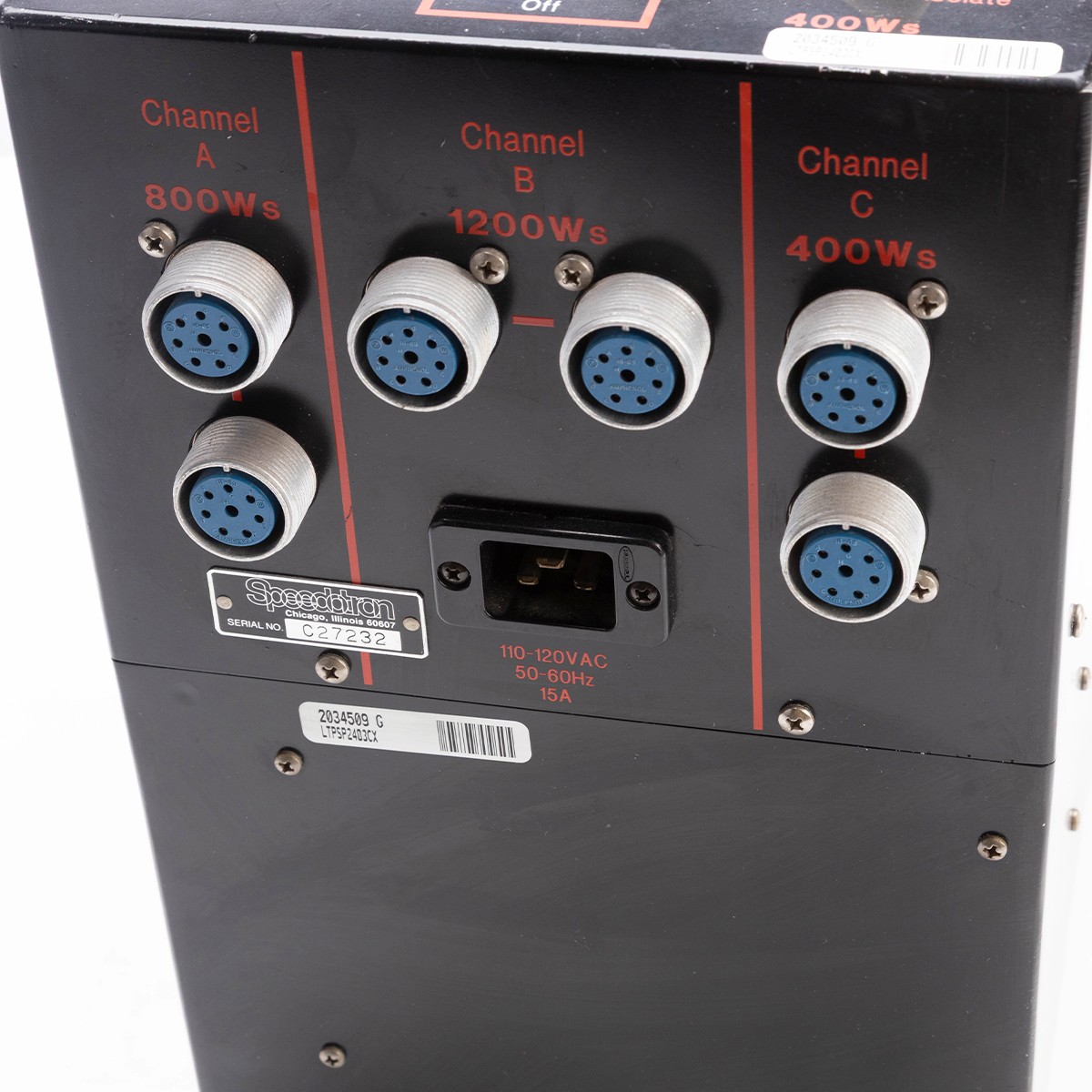 Speedotron 2403CX 2400Watts/Seconds LV Black Line Power Supply - SKU#2034509