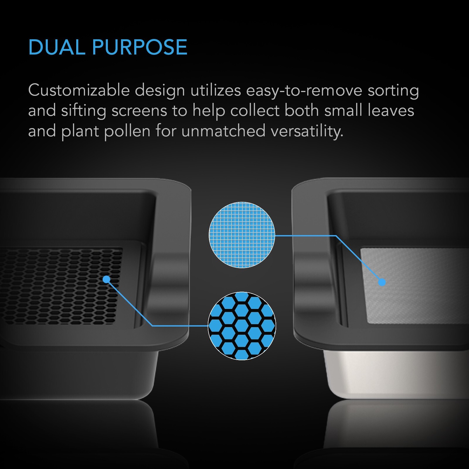 Large Trim Tray System, 20-Inch Interchangeable 3-Tray & 2-Screen Kit