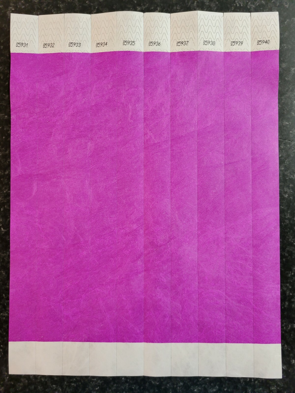 100 3/4" FUCHSIA TYVEK WRISTBANDS, WRISTBANDS FOR EVENTS, PAPER WRISTBANDS