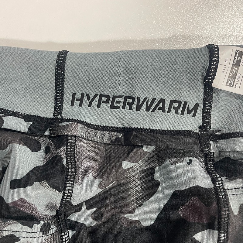 Nike Pro Therma-Fit Hyperwarm Hood Ski Mask Balaclava Gray Camo -US Stock