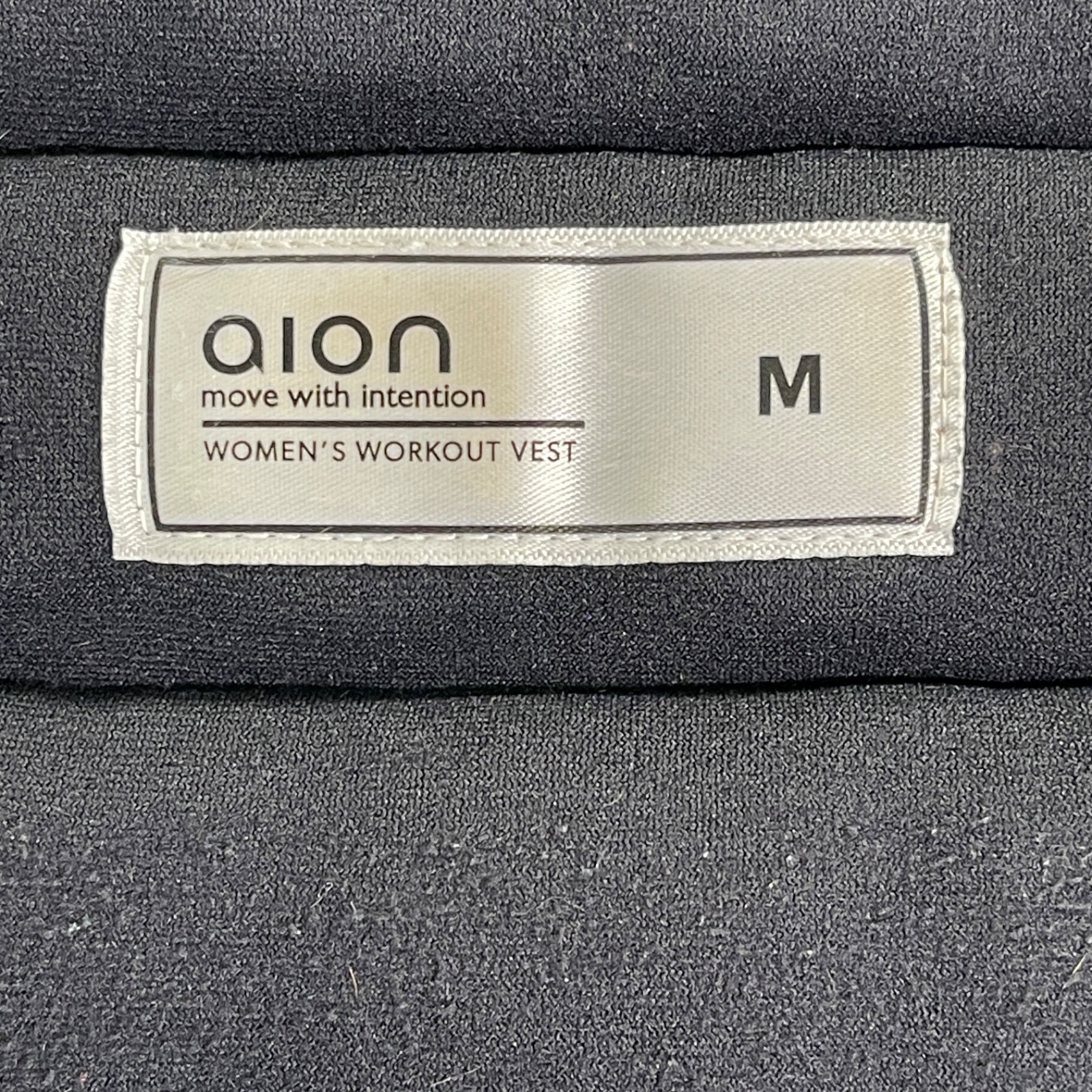 Aion Women's Tailored Fit Dynamic Resistance Workout Vest Black Medium READ