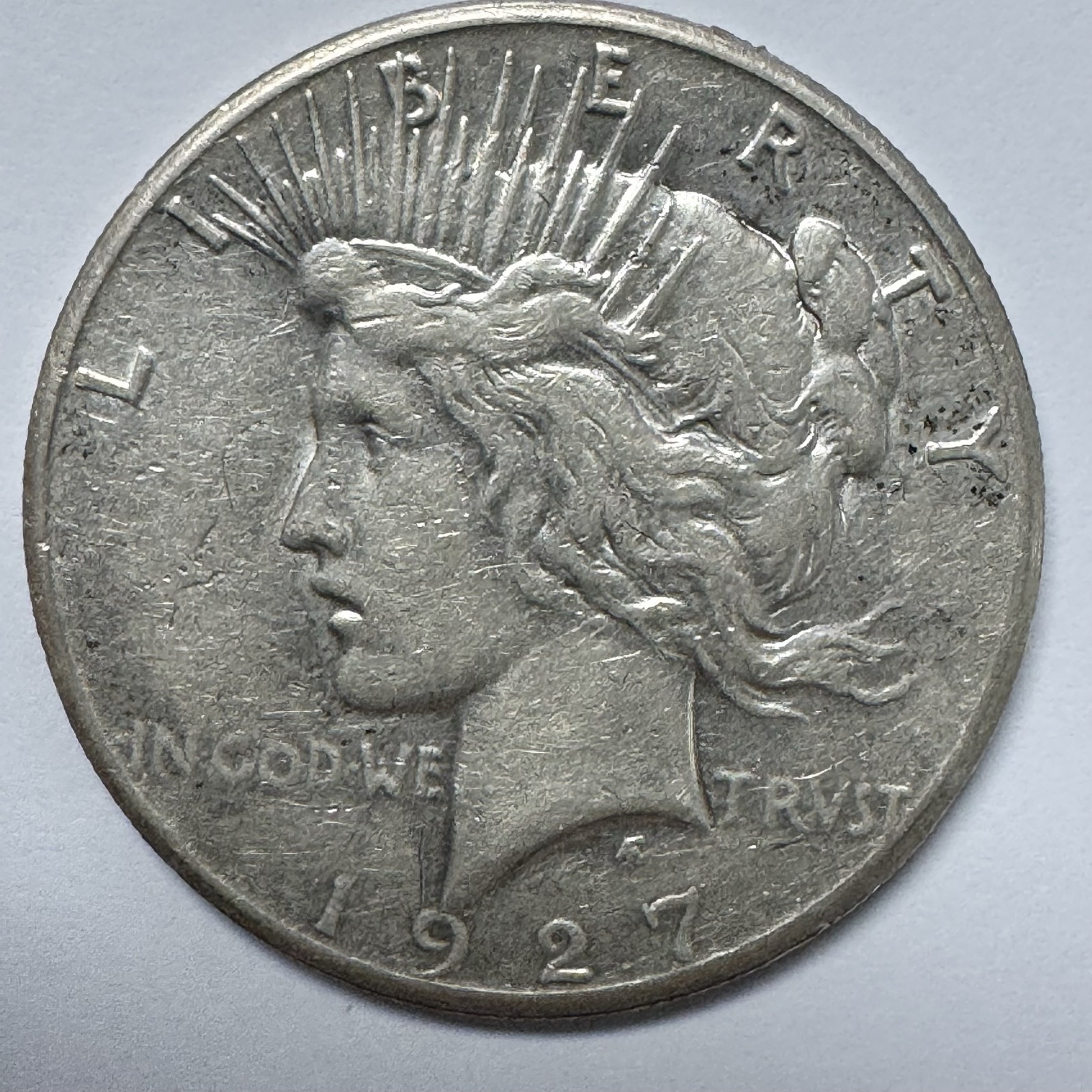 1927 Peace Silver Dollar $1 US Coin 90% Silver