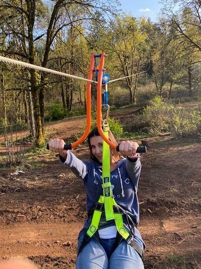 Zip line Trolley Pro II (Bundle) Includes Trolley, harness, carabiner, lanyard