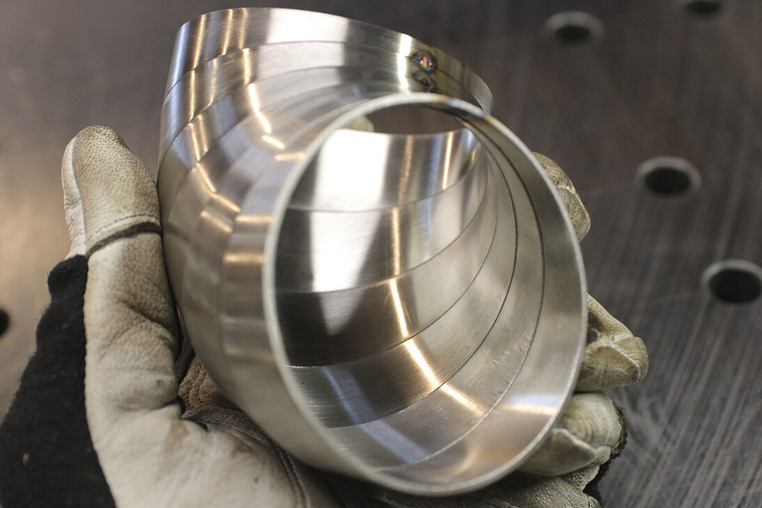 3" Tigtonic Stainless 304 Pie Cuts 90 Degree Tight Radius Bend Exhaust 5 Pack