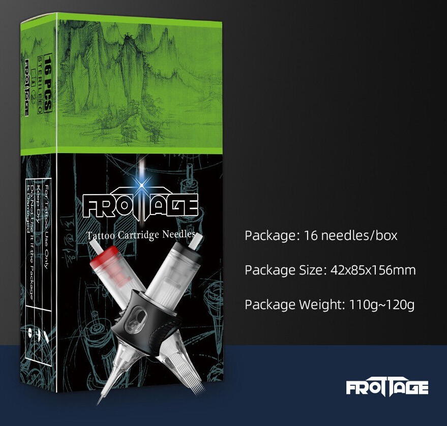 Finger-Safe 16 pcs Frottage Sterilized Disposable Tattoo Cartridge Needles