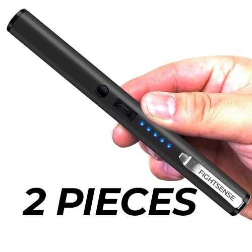 FIGHTSENSE 2 PC  Powerful  Stun Gun for Tactical Flashlight with safety switch