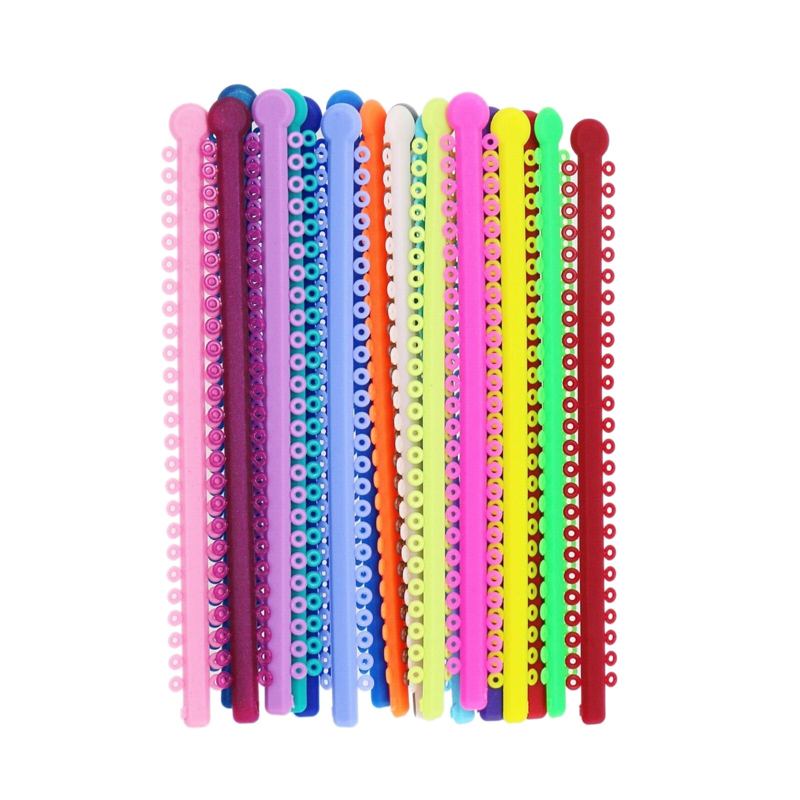 USA Orthodontic Elastics Ligature Ties Rubber Bands for Braces Color Black Grey