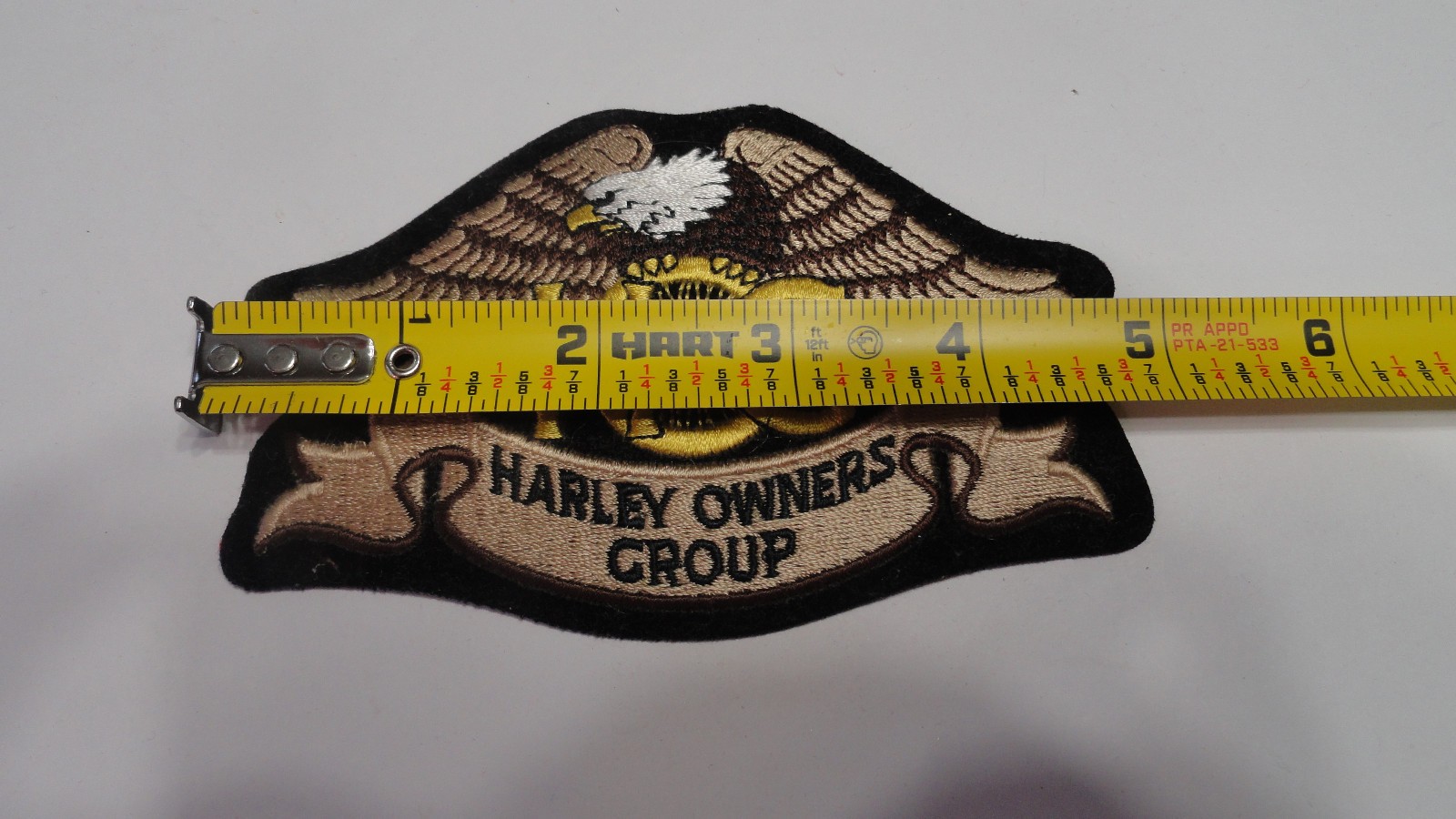 NEW Embroidered H.O.G. Harley Owners Group Bald Eagle Patch