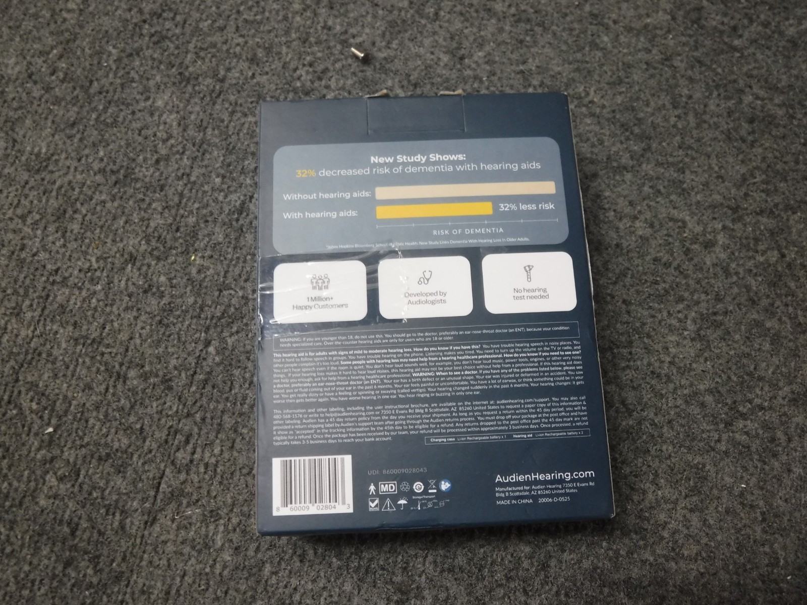 *NEW* Audien Hearing Atom Pro 2 Wireless Rechargeable OTC Hearing Aids