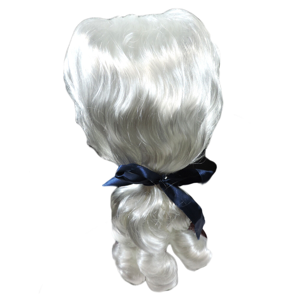 Adult Colonial Powdered Wig Judge Washington Cosplay Historical Costume Hair