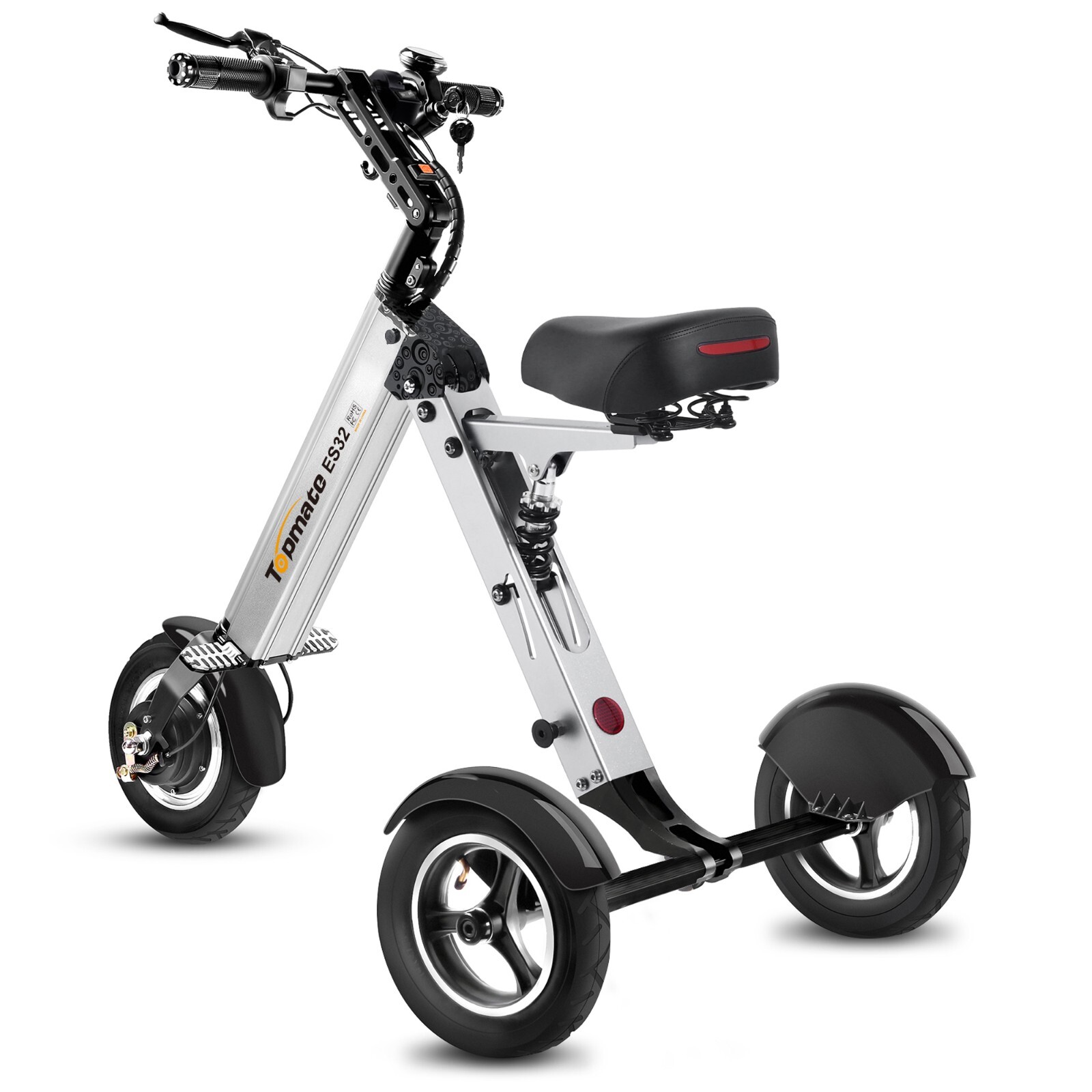 Topmate ES32 Electric Tricycle for Adult, Foldable 3 Wheel Mobility Scooter