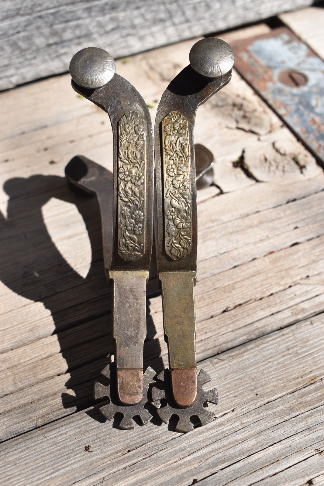 HANDMADE VINTAGE STRAIGHT SHANK SPURS ~ MORISON