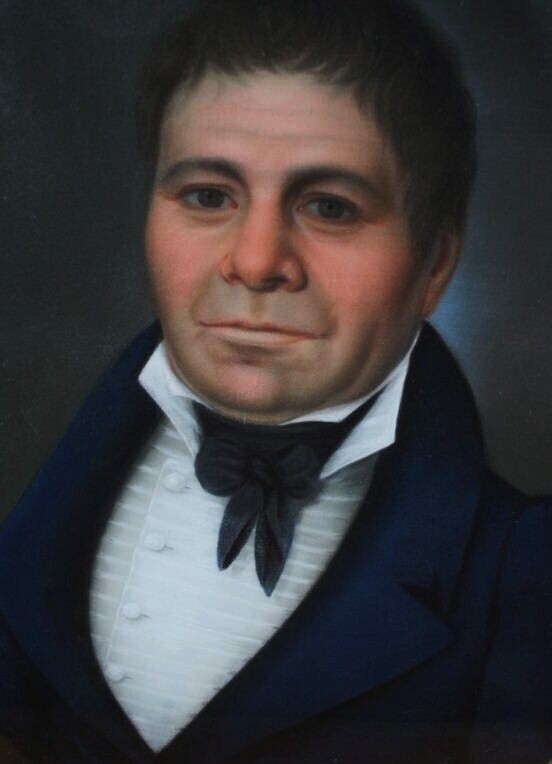 Circa 1800 Pastel Portrait with Napoleonic Period Hair Style