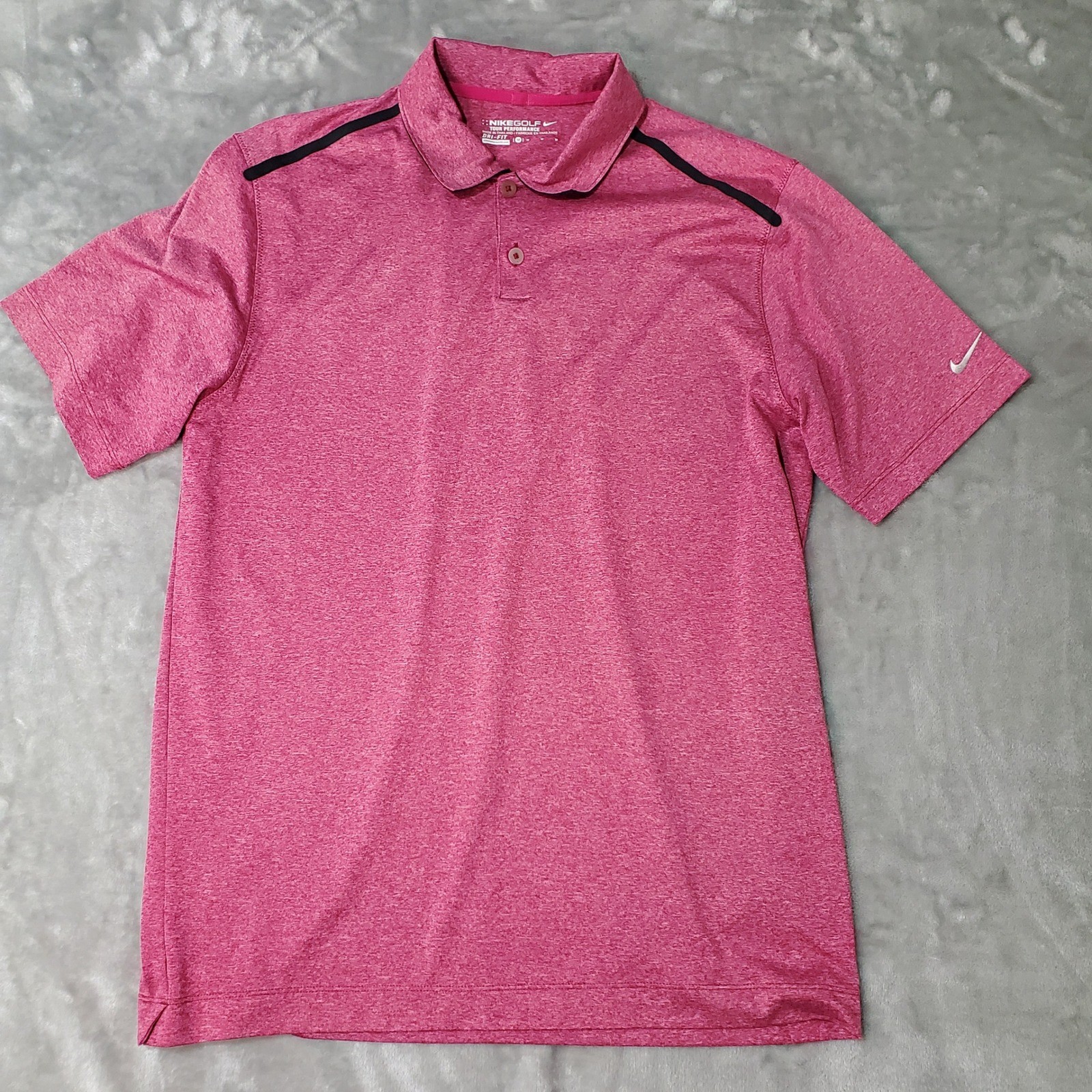 Nike Golf Tour Performance Dri-FIT Polo Shirt Mens Medium Red