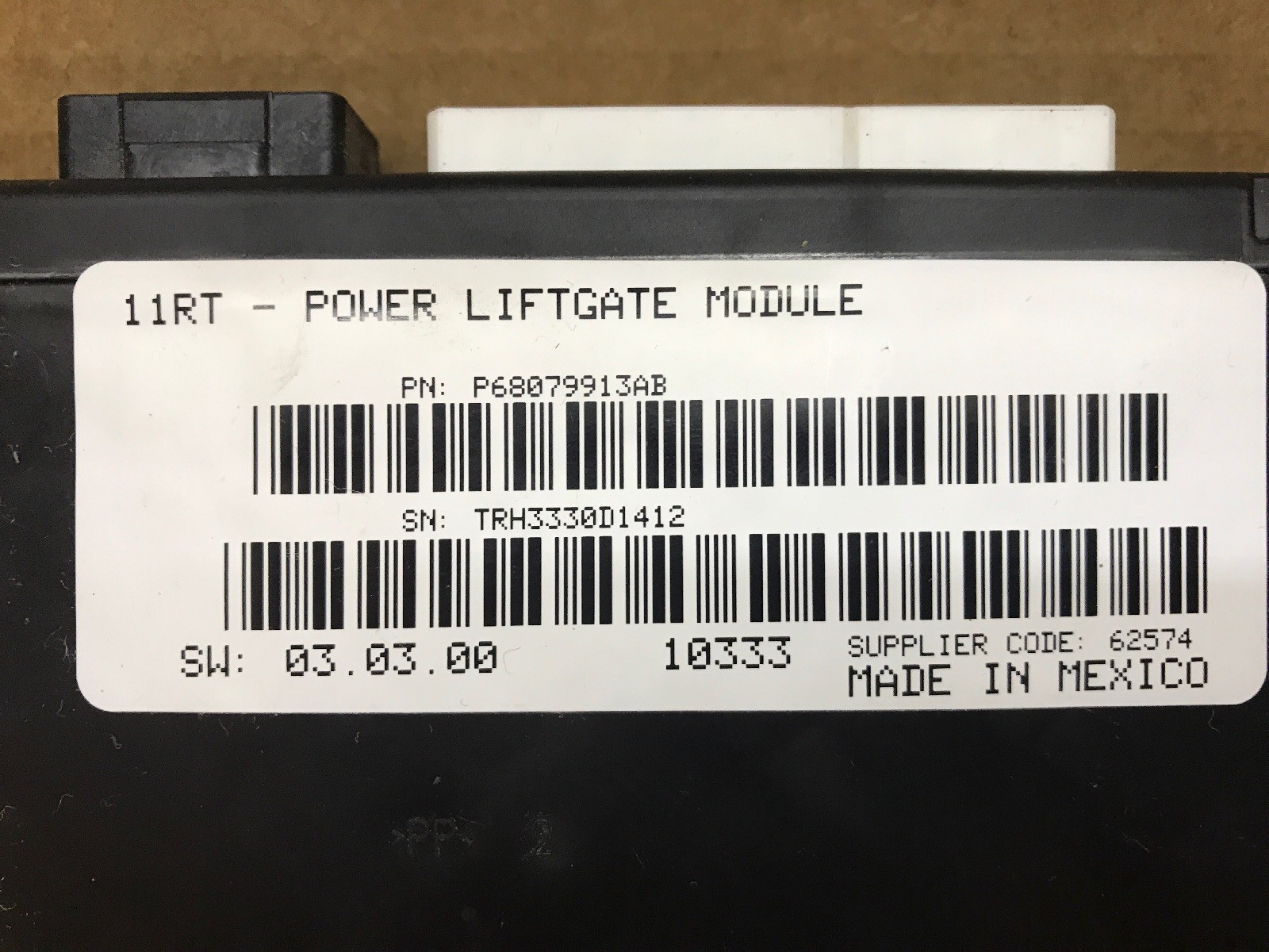 P68079913AB 2011 2012 2013 CHRYSLER TOWN COUNTRY POWER LIFTGATE CONTROL MODULE