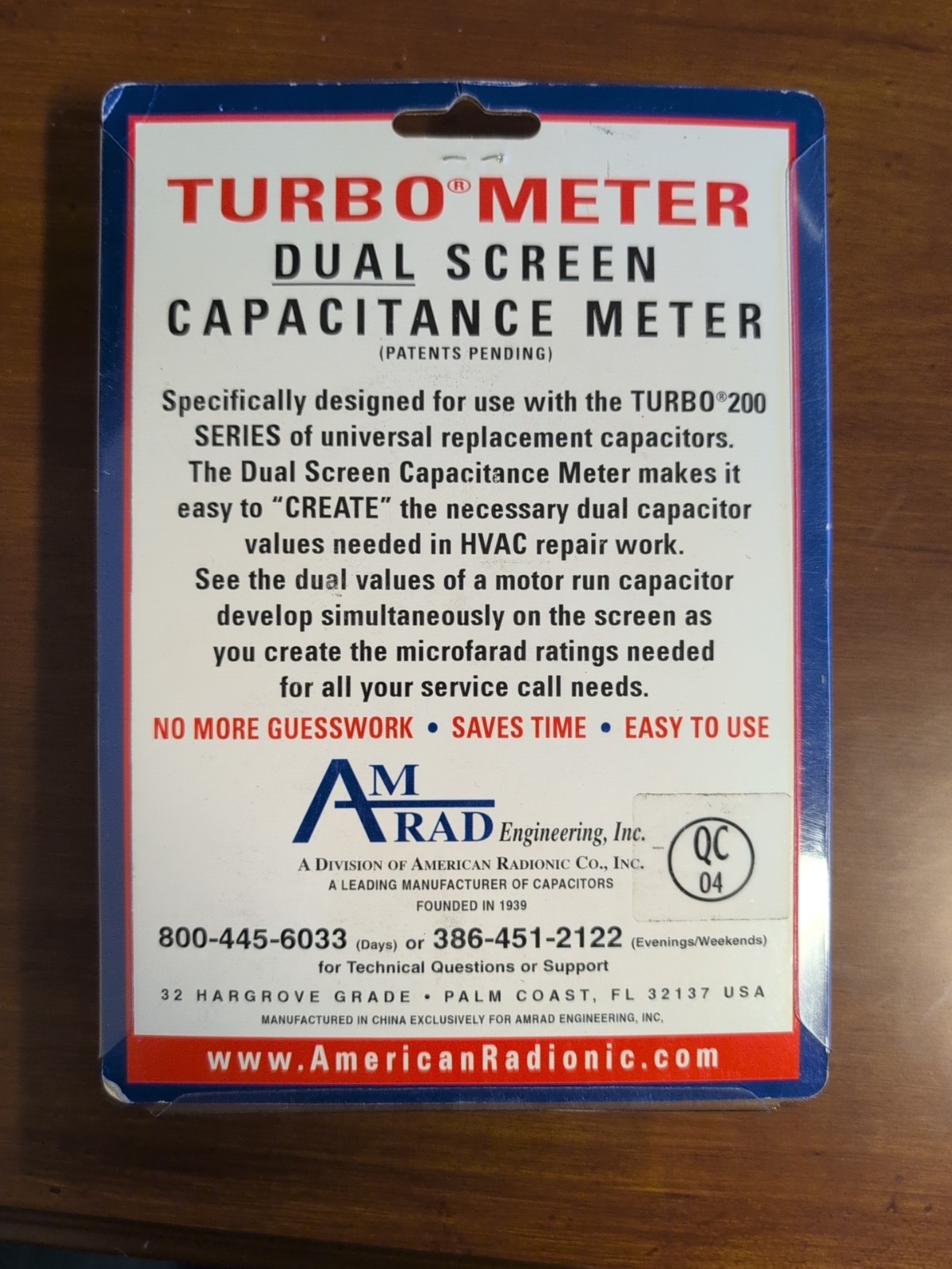 AmRad Engineering TurboMeter Mars 86150 Turbo Meter