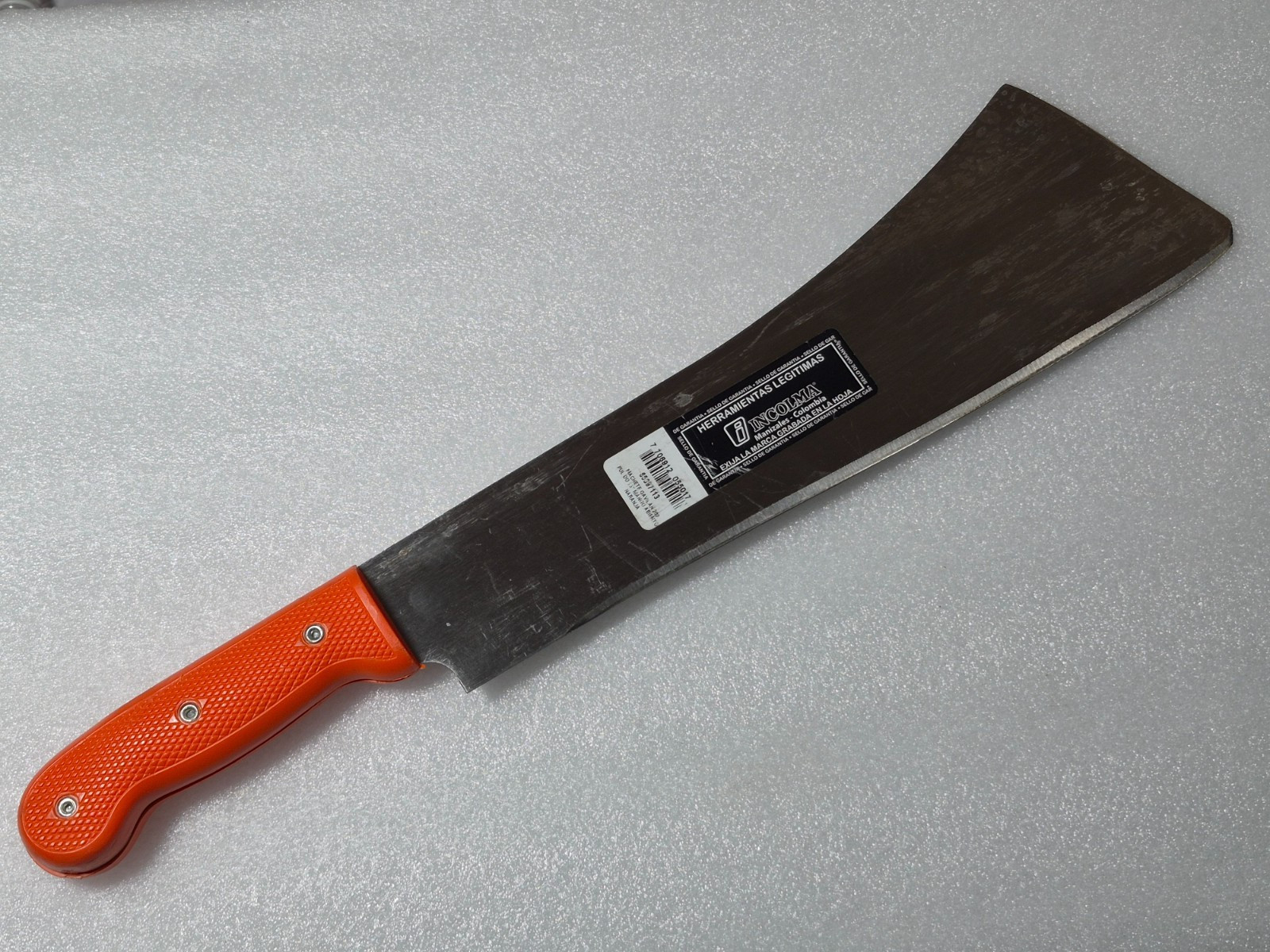 Colombian Gavilan De Incolma SA Machete Knife 13" Cane Machete