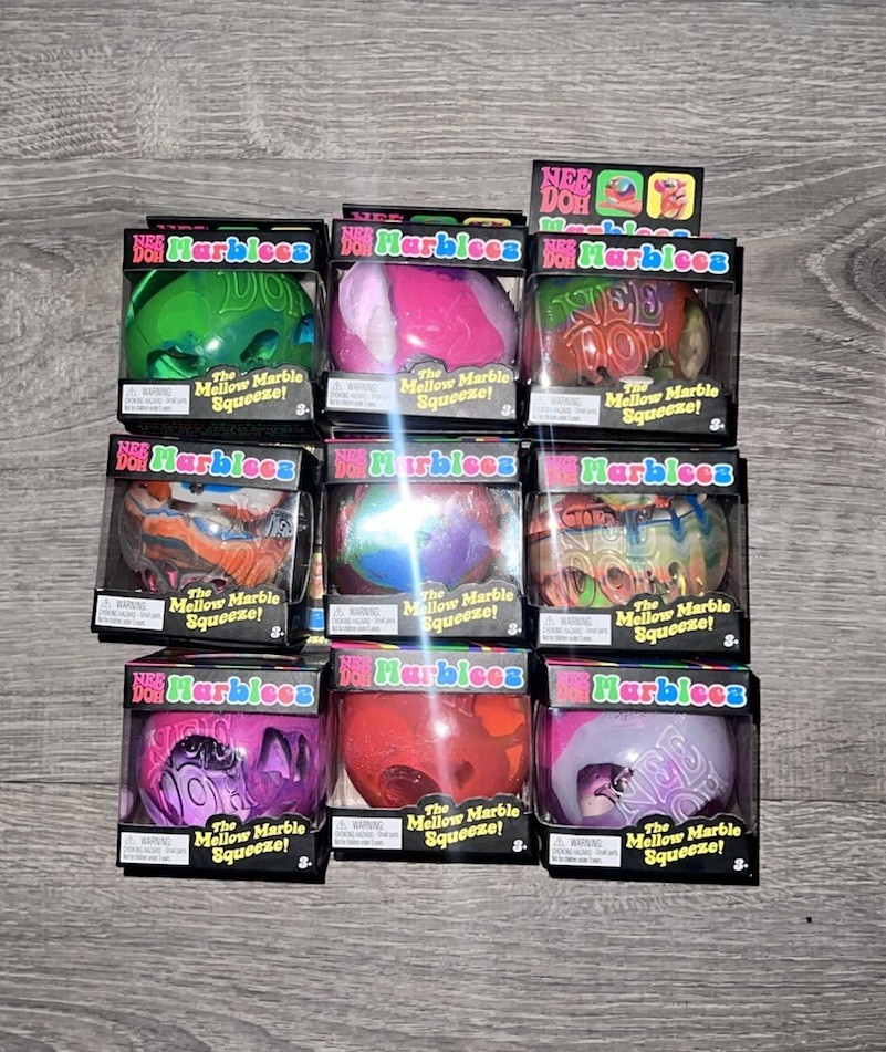 NeeDoh Super Marbles Marbleez Stress Ball [1 RANDOM Color!]