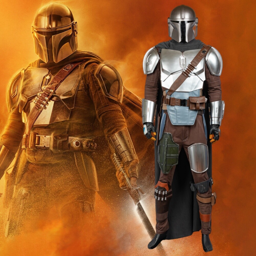 Star Wars The Mandalorian Din Djarin Cosplay Beskar Steel Armor Costume Full Set