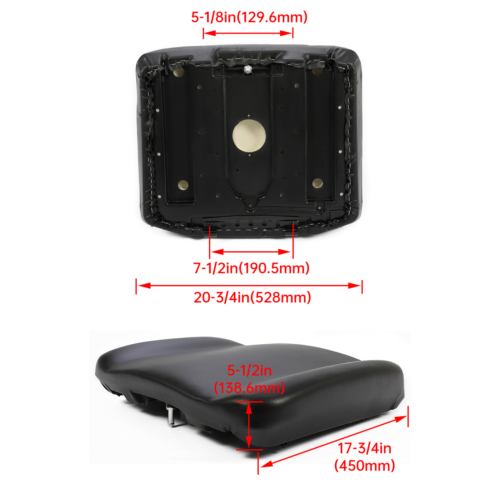 Driver Side Seat Bottom Cushion For Polaris Ranger 900/570/1000 #2684966-070