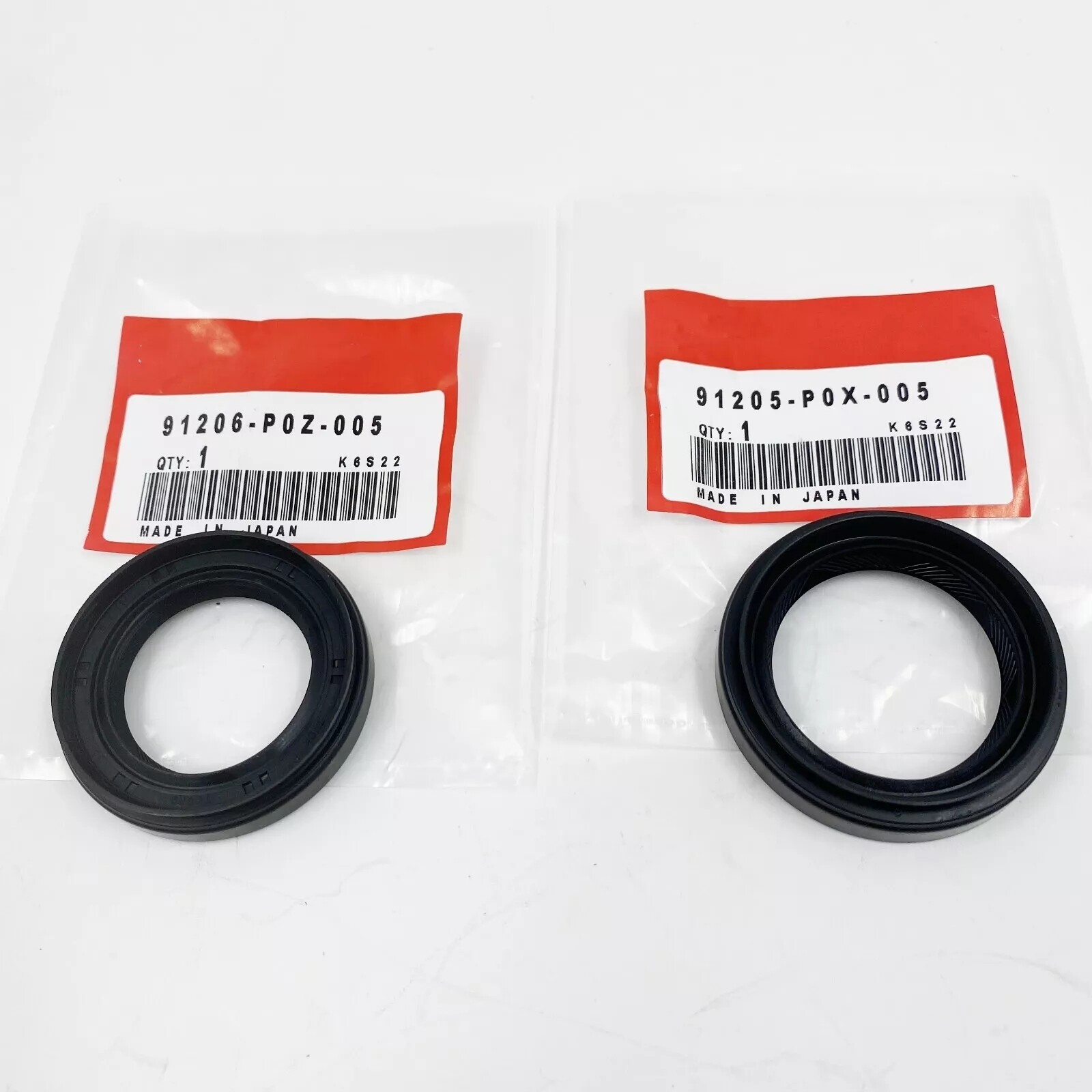 OEM! Left＆Right Side Drive Axle Seal Set for Acura Honda 91206P0Z005 91205P0X005