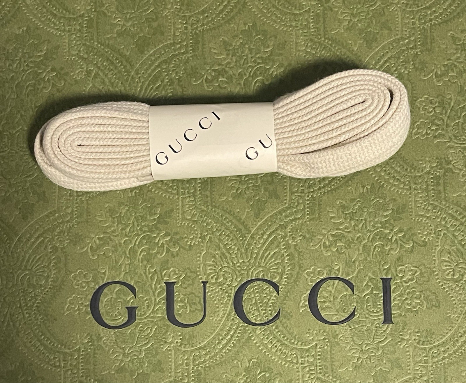 Authentic - GUCCI - Off White Shoe Laces