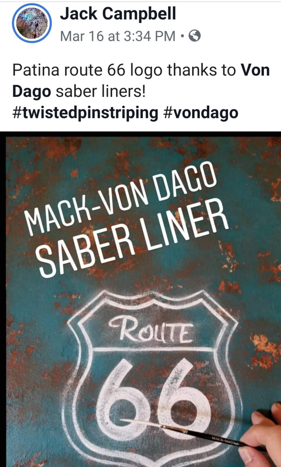 # 6 Lettering Outlining Brush by Andrew Mack - Von Dago "PRO SERIES"