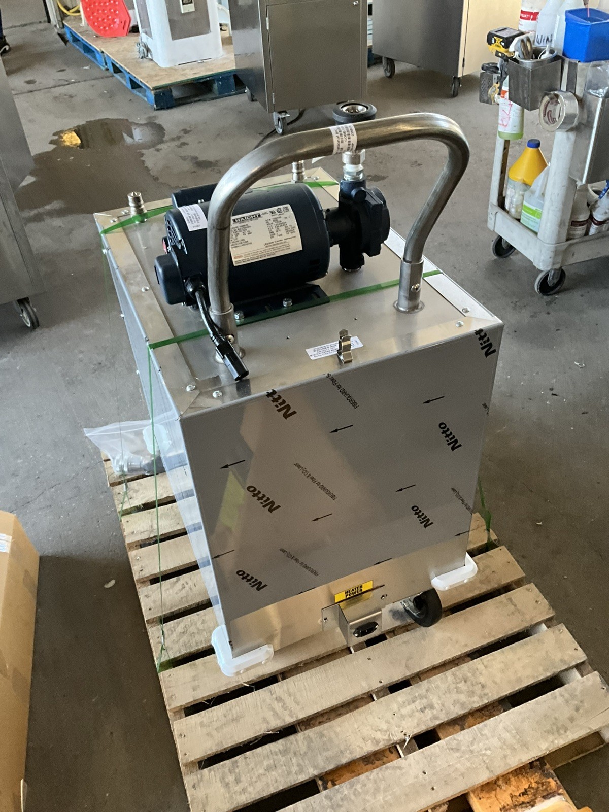 2023 Frontline International 47SS Grease Caddy Heated Grease Oil Filter 47 gal